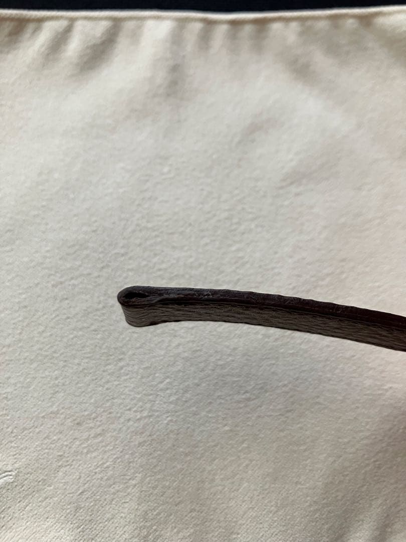 エルメス HERMES 腕時計用純正レザーベルト　幅17㎜　ブラウン　尾錠社外品