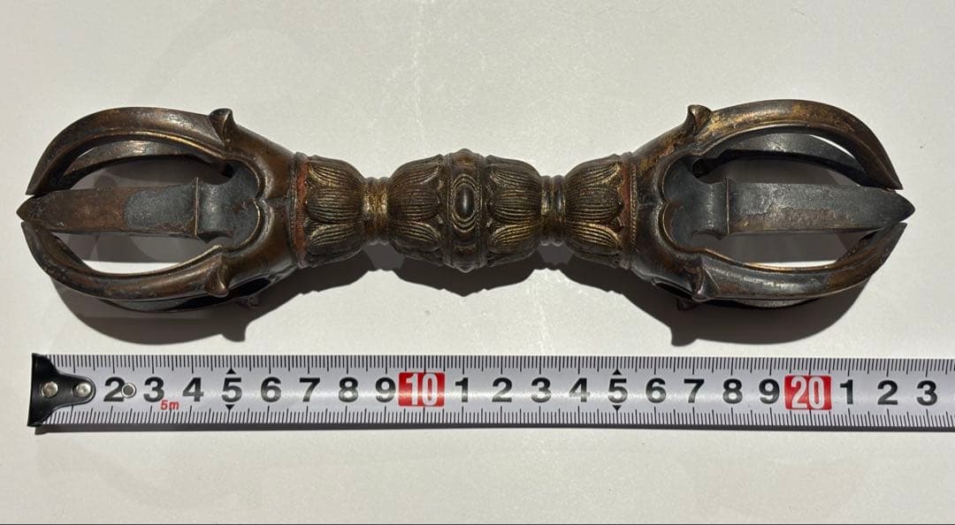 時代物「金銅五鈷杵」鎌倉時代作 一口|金剛杵 真言宗 高野山 仏具 仏教美術