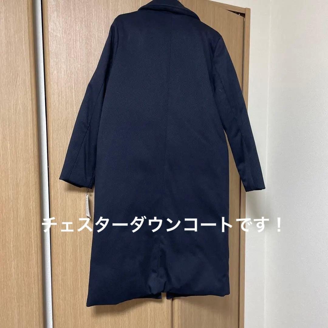 ROPÉ ネイビー ダウン　チェスターコート サイズ38