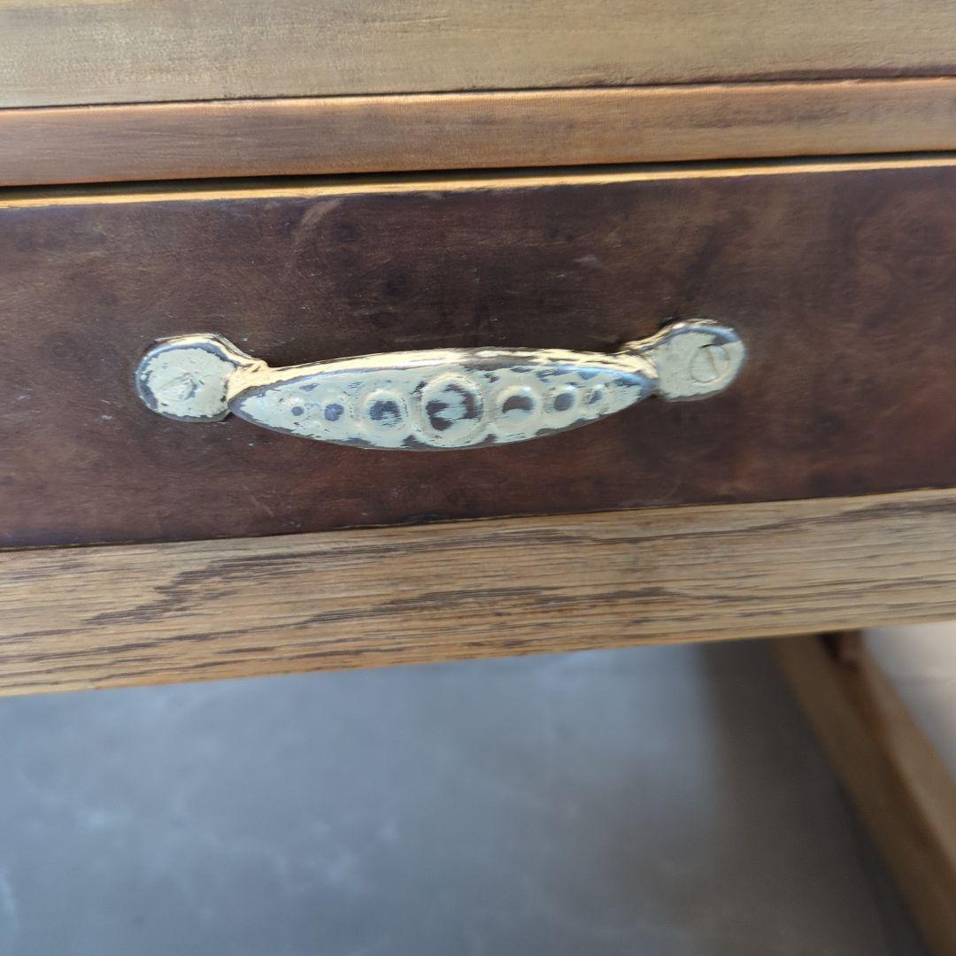 アンティーク文机　花台　飾り台　サイドテーブル　古道具