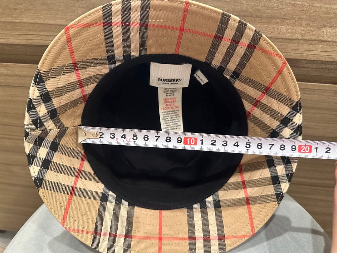 バーバリー BURBERRY キッズ 帽子 バケットハット 12M〜18M