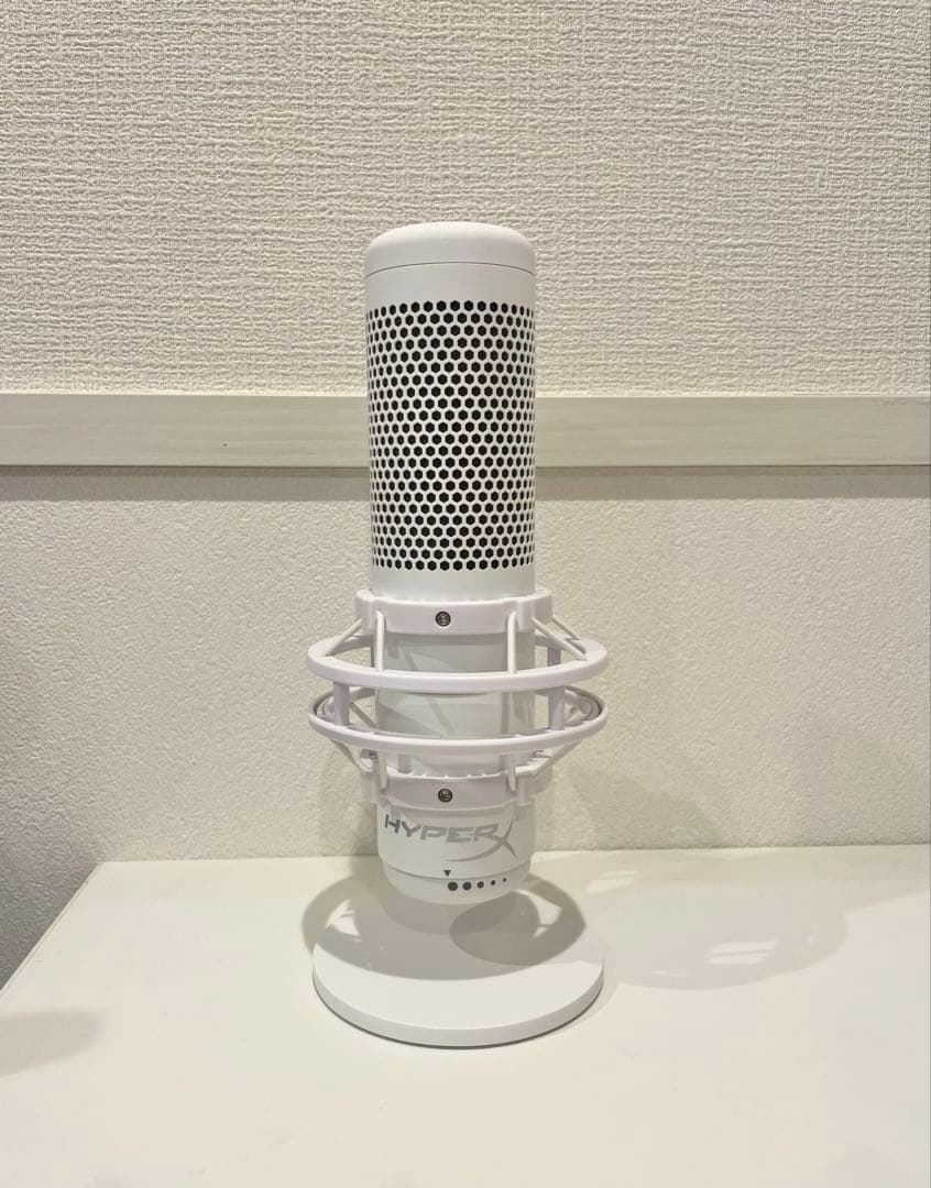 HyperX QuadCast S ホワイト スタンドマイク