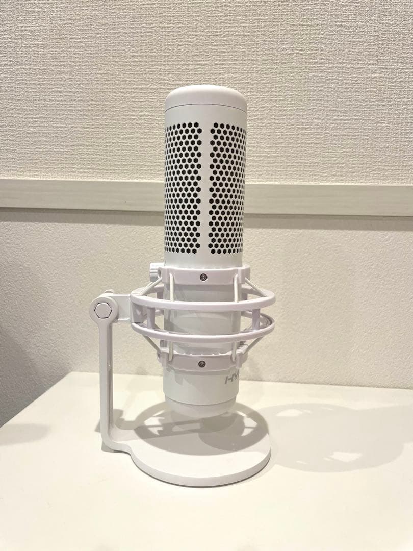 HyperX QuadCast S ホワイト スタンドマイク