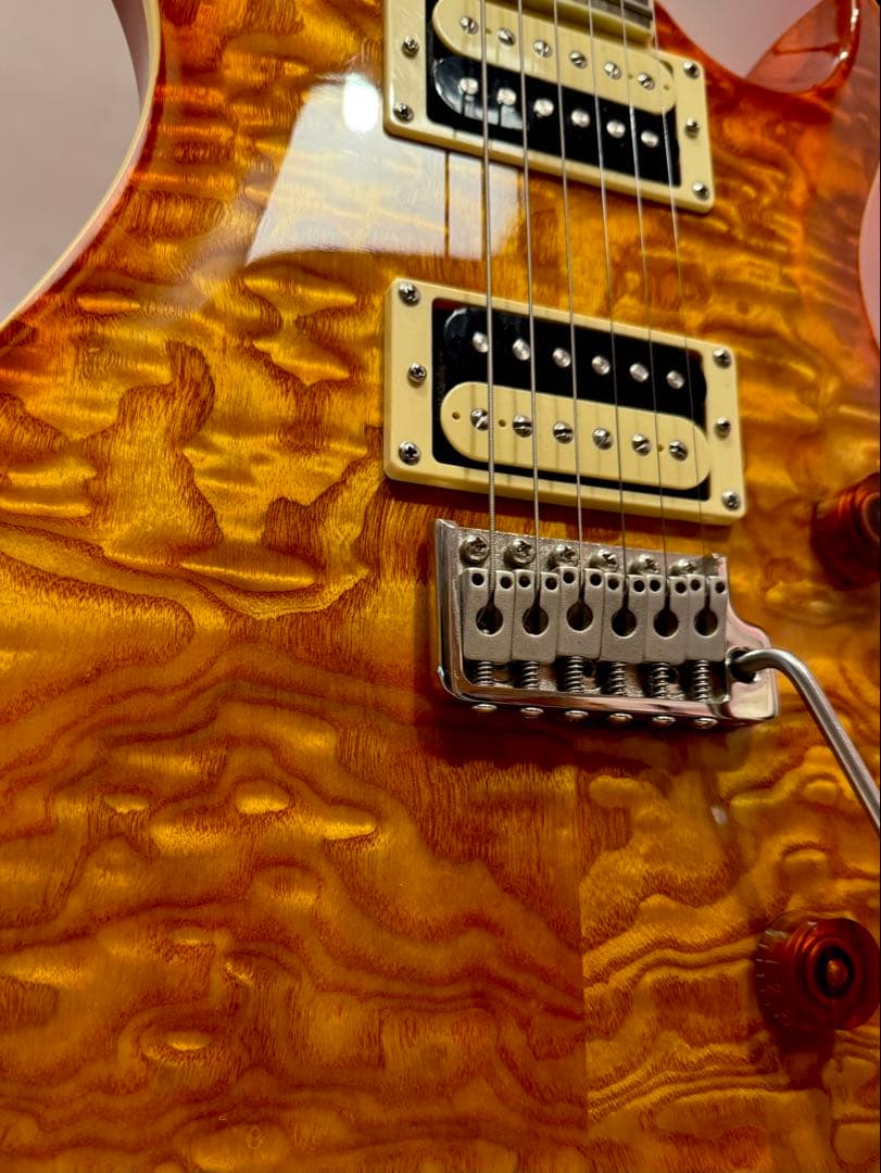 極美品　PRS Custom SE24 Exotic Burled Ash