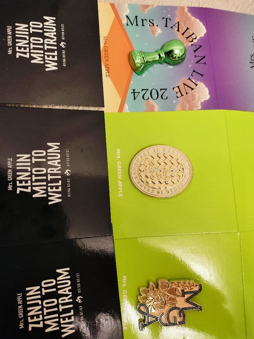 ミセス ピンバッジ 各公演