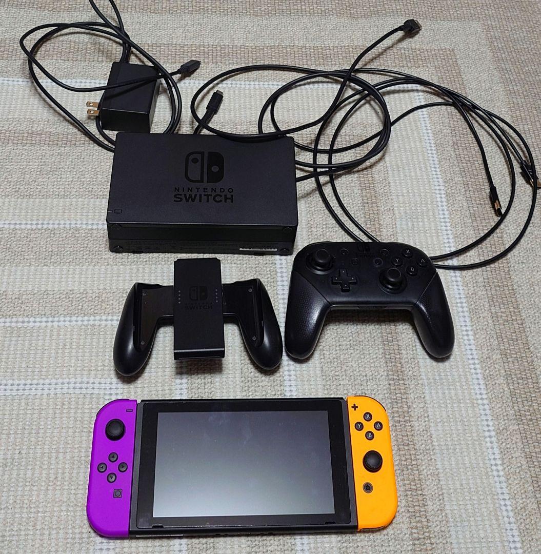 【トンガリボーイ】Nintendo Switch 本体 プロコン セット