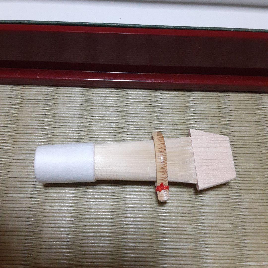 雅楽　篳篥　白竹　籐巻き　図紙付き