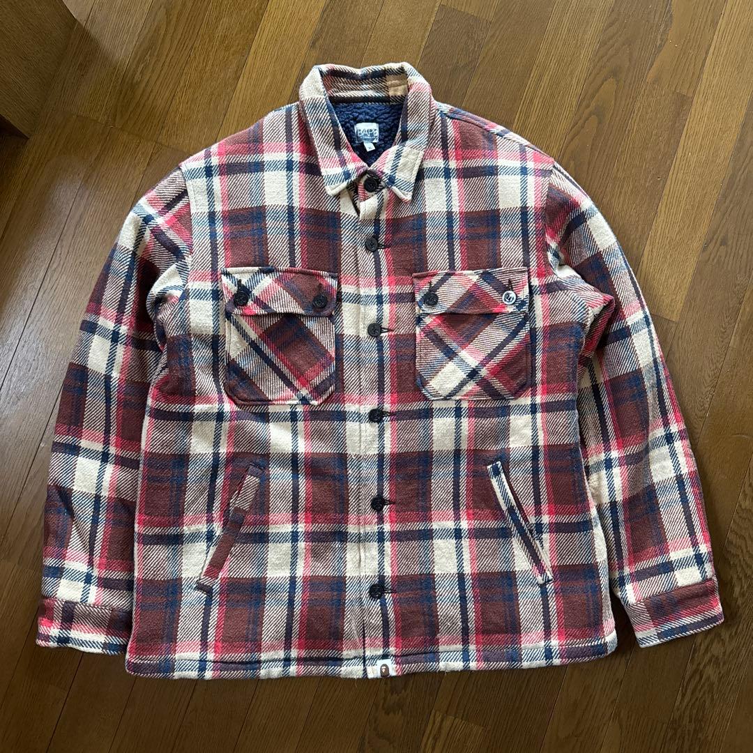 初期BAPE CHECK CPO JACKETラブジェネ キムタク着用 木村拓哉