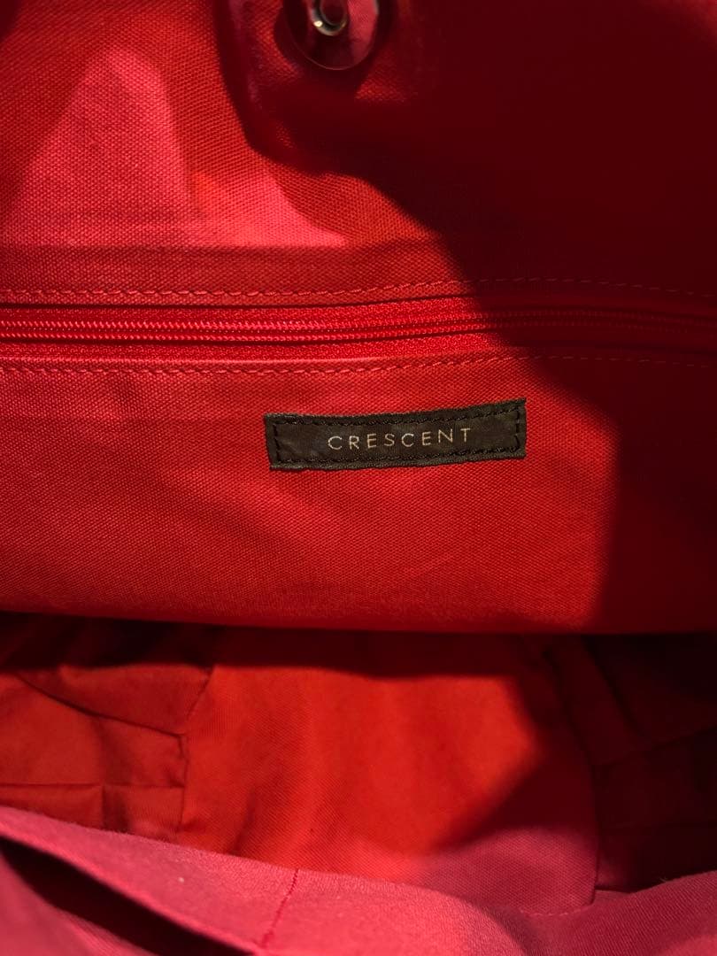 美品☆クレッシェント黒いショルダーバッグ