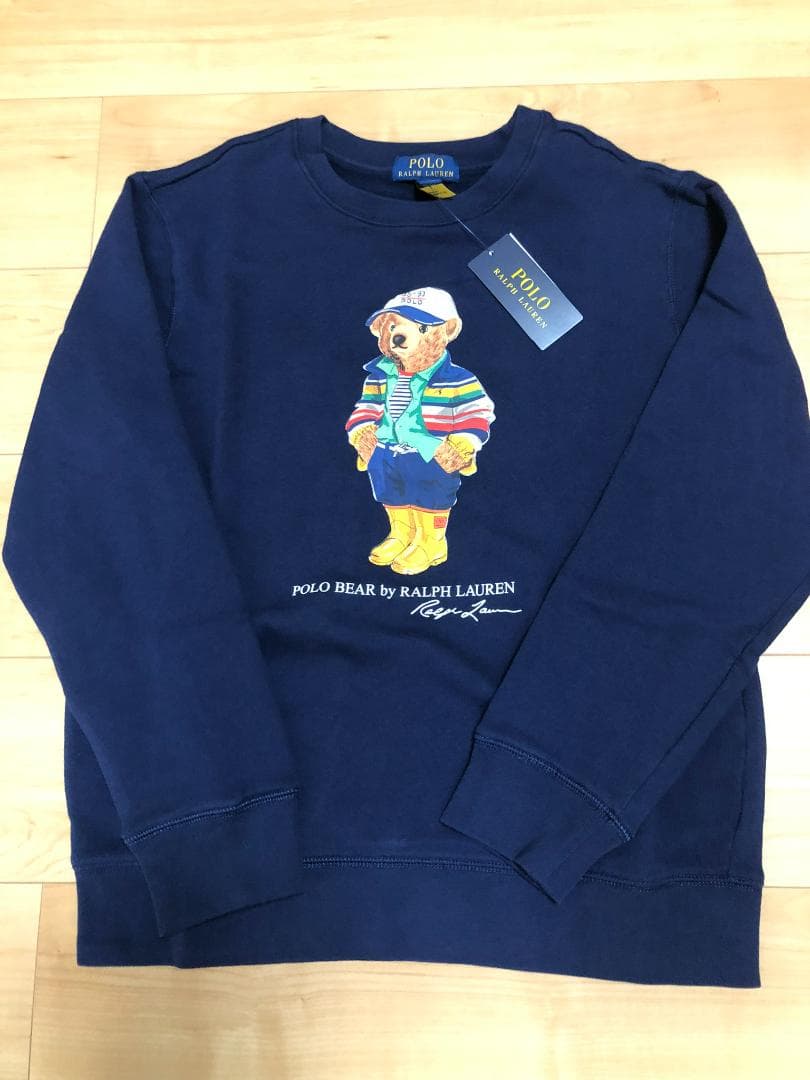 2025新作新品　ラルフローレン ポロベア　トレーナー　ボーイズL160