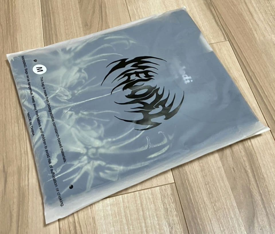 M 即発送 EC Melodi Hollow Tee Black Tシャツ