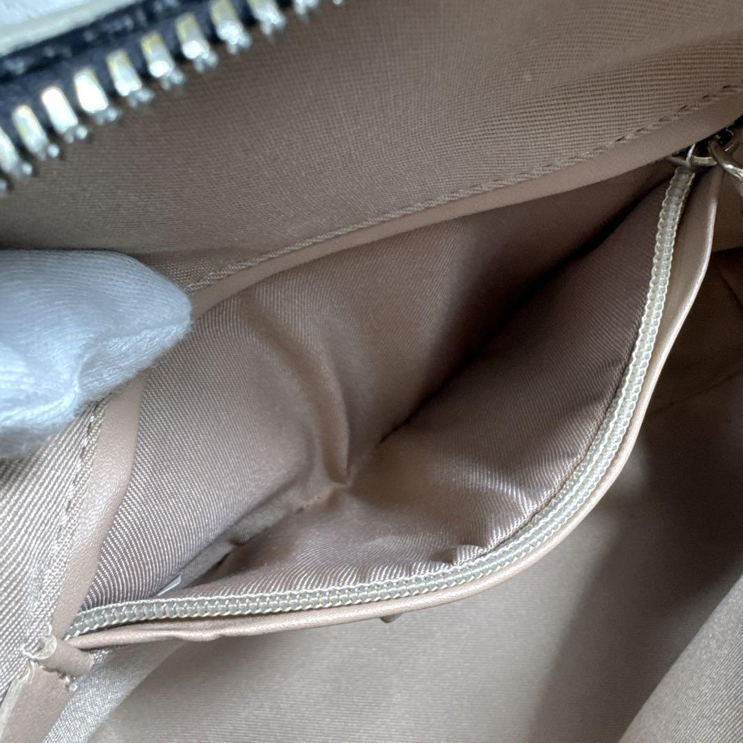 GIANNI CHIARINI アリファ M ショルダーバッグ ホワイト レザー