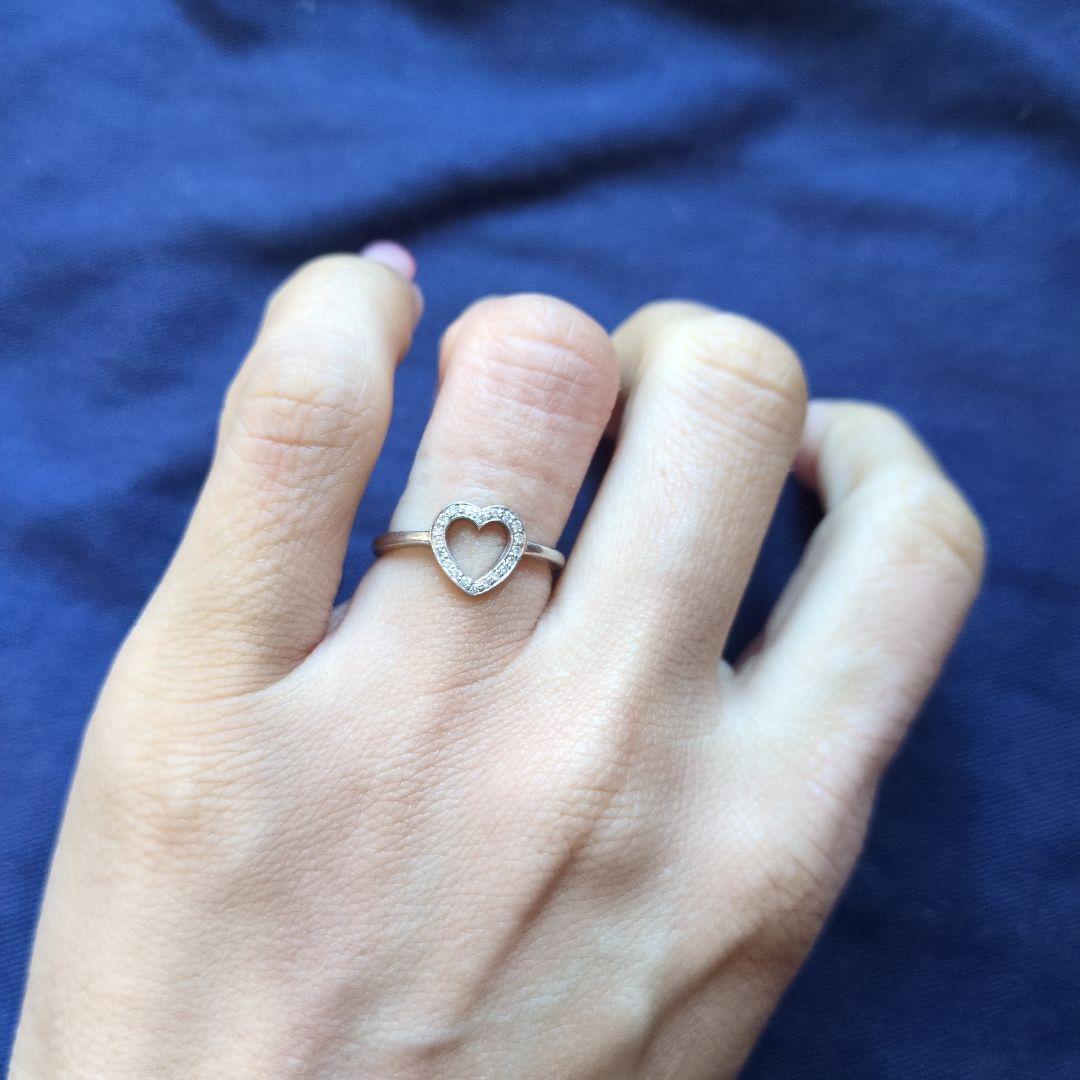 ティファニー センチメンタルハートリング pt950 11.5号