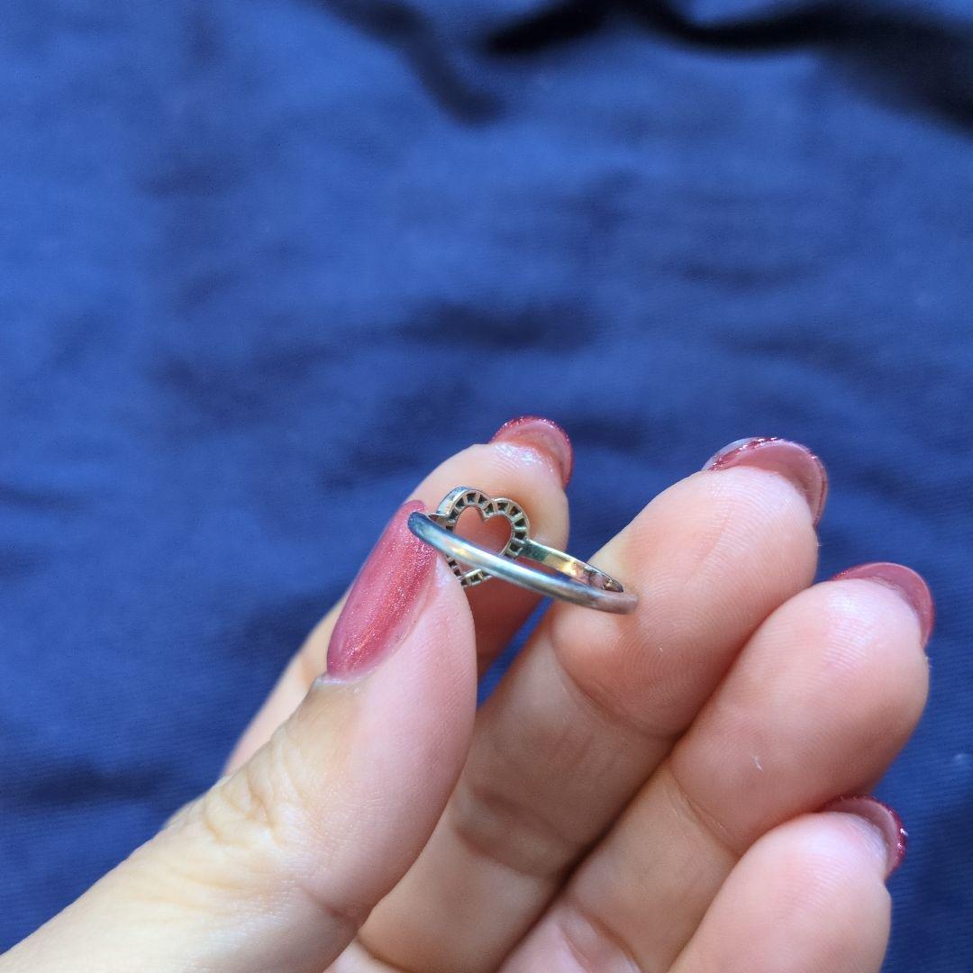 ティファニー センチメンタルハートリング pt950 11.5号