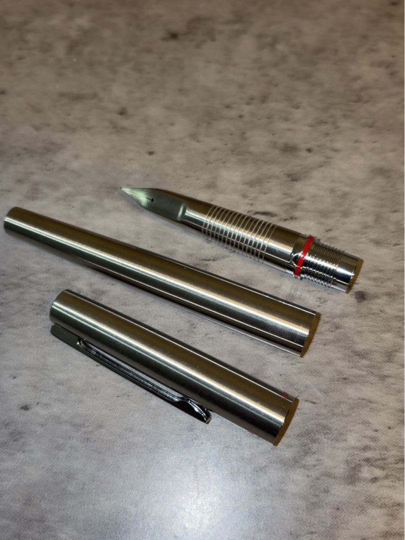 未使用 Pilot 万年筆 ミューレックス MR ステンレス軸 ペン先一体型