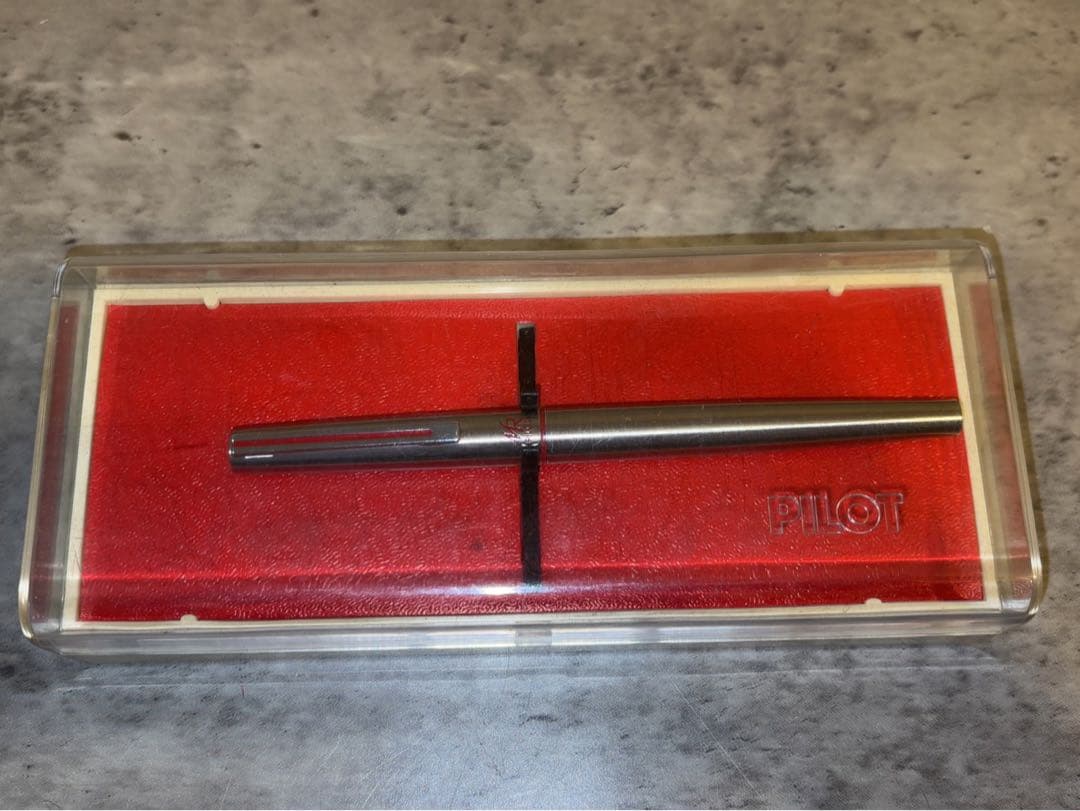未使用 Pilot 万年筆 ミューレックス MR ステンレス軸 ペン先一体型