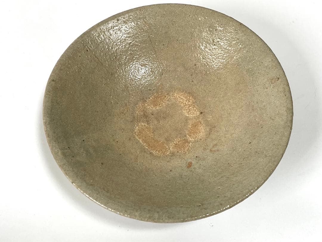 骨董　アンティーク　高麗青磁　李朝　堅手　平茶碗　抹茶碗　皿