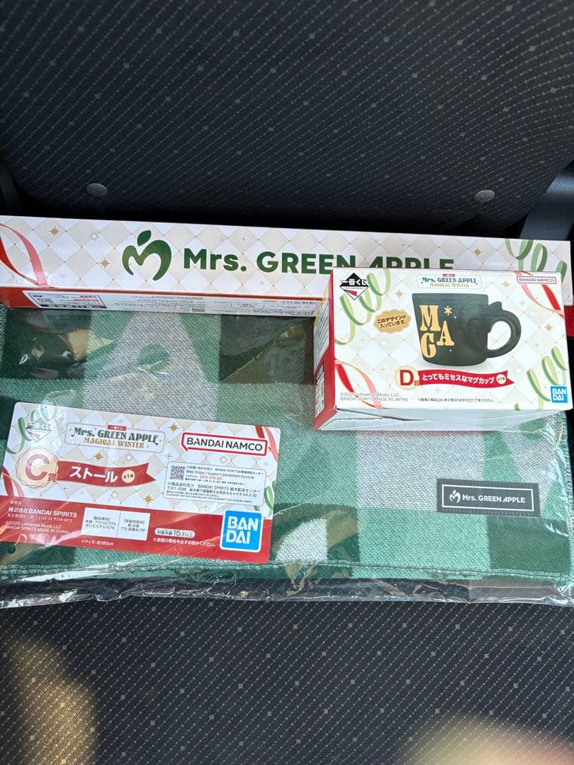 Mrs. GREEN APPLE一番くじ　タペストリー　マグカップ　ストール