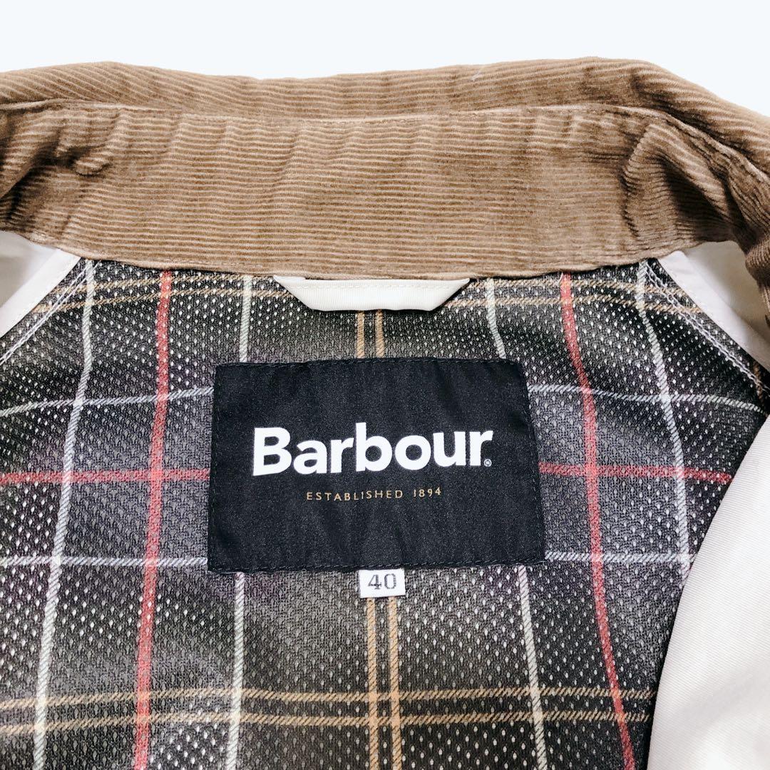 バブアー　ビデイル　40サイズ　L　ナチュラル　ピンバッジ付き