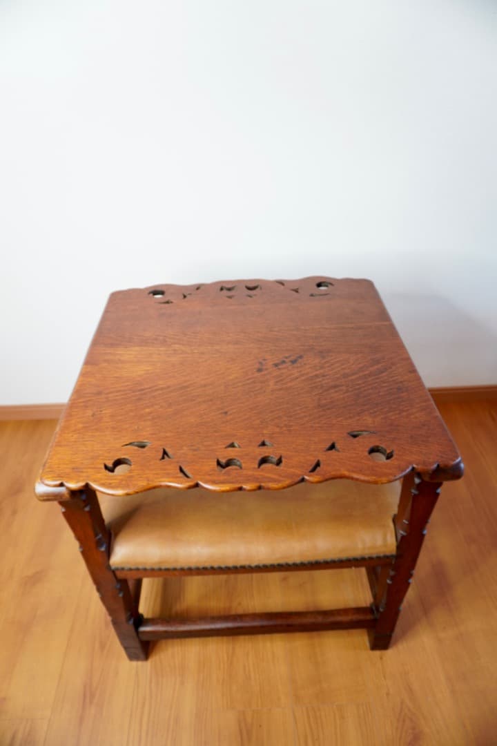 イギリス アンティーク モンクスチェア 2way チェア＆テーブル