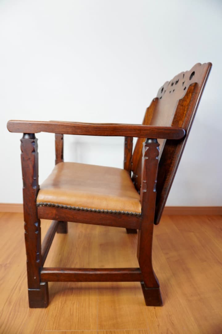 イギリス アンティーク モンクスチェア 2way チェア＆テーブル