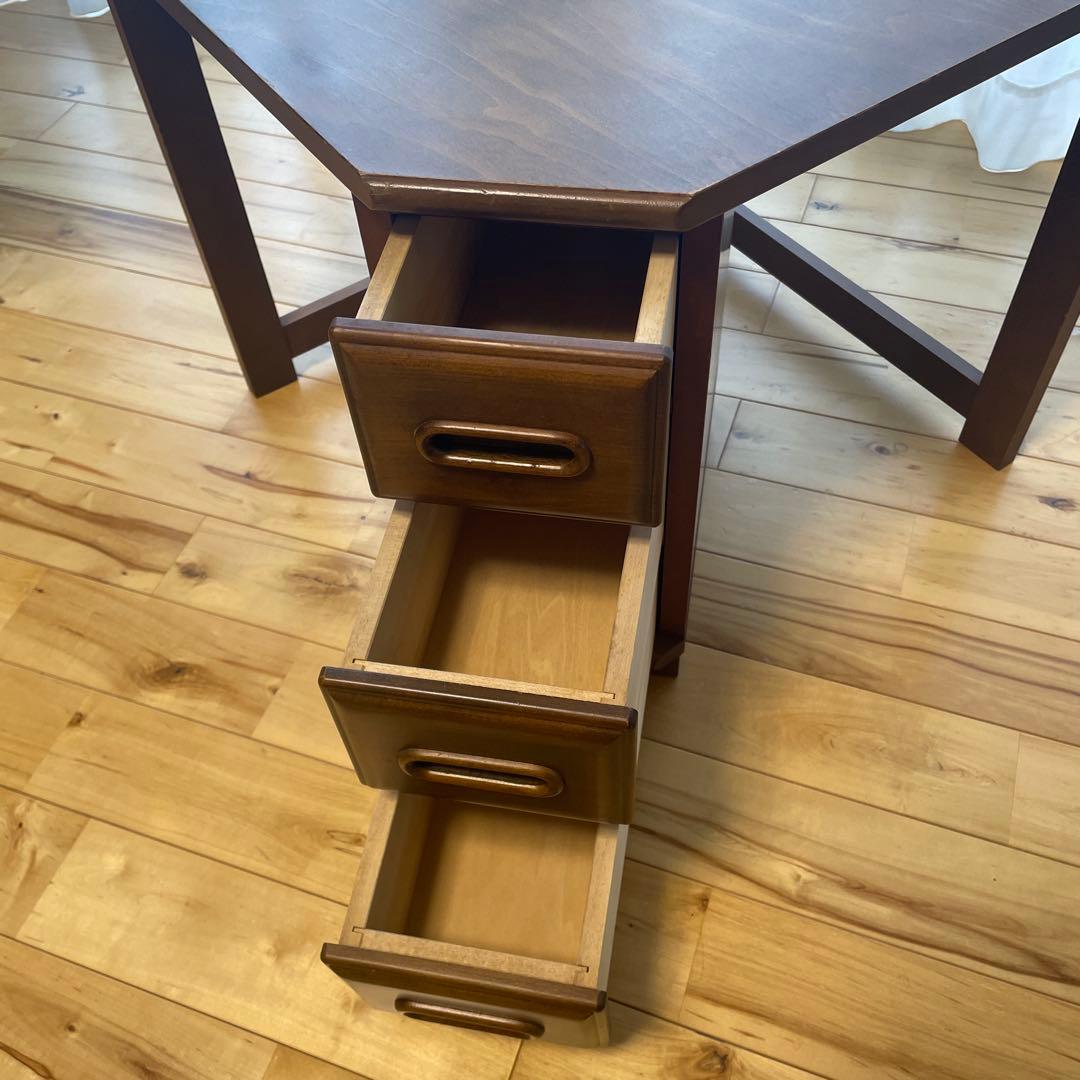 北欧　karimoku コーナー　コーナーテーブル