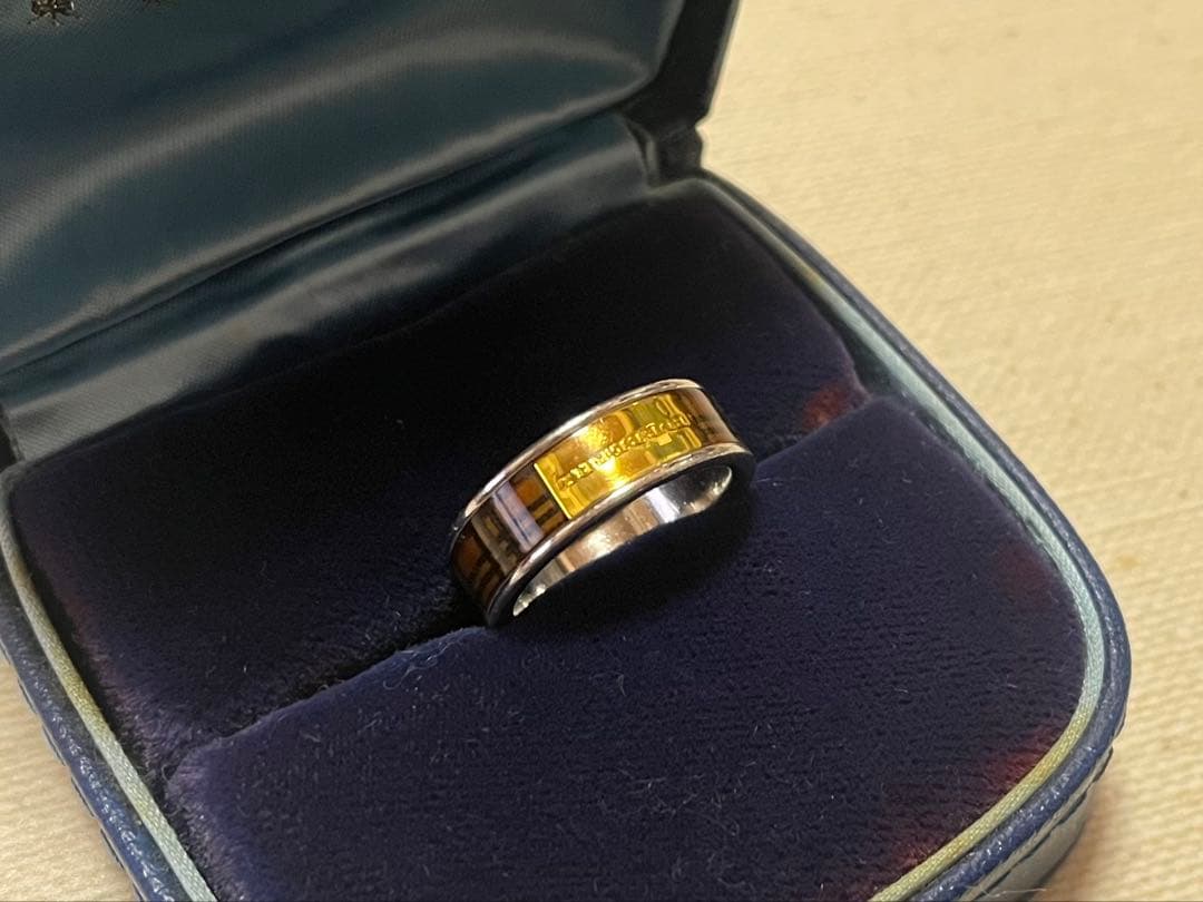 BURBERRY/バーバリーノバチェックシルバーリング