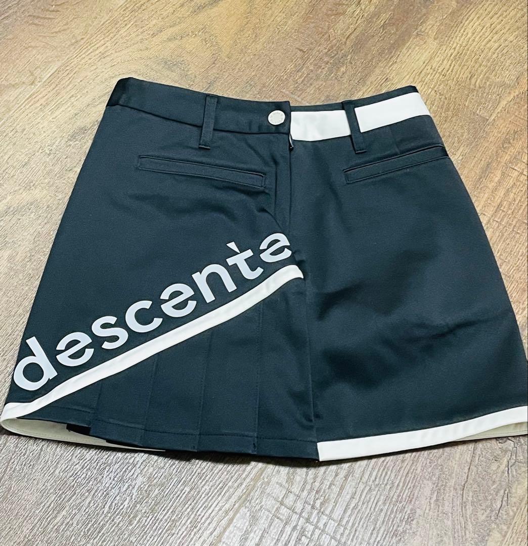 descente ゴルフスカート 黒・グレー