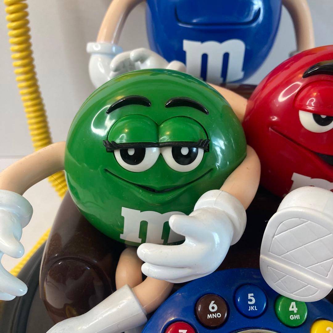 m&m's エムアンドエムズ キャラクターのおしゃべりする電話機 実際に使用可能