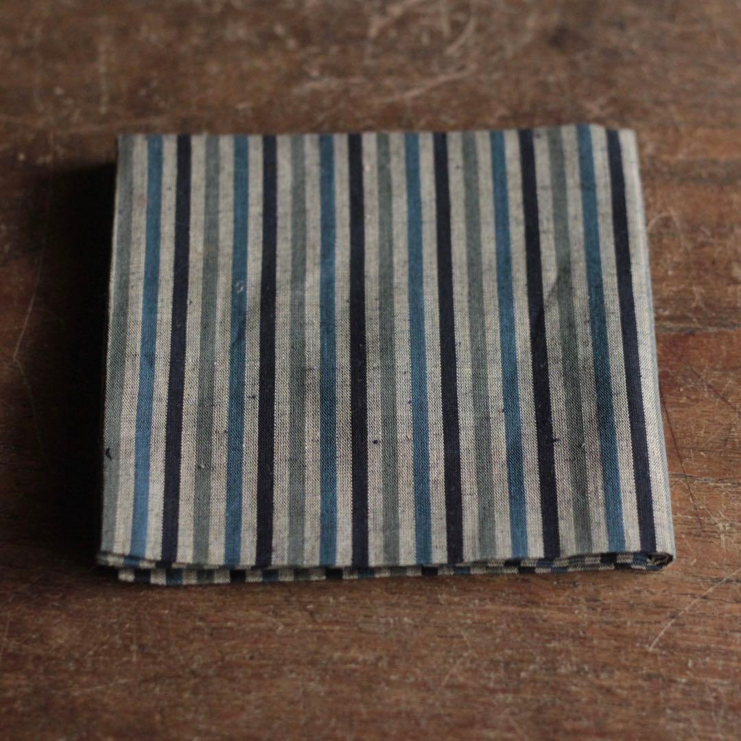 古い 縞木綿 帛紗 茶道具 古美術 古道具 アンティーク