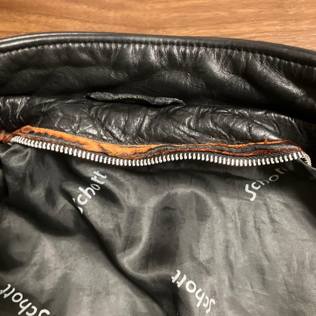 Schott ショット シングルライダース641 サイズ42 TALONジップ