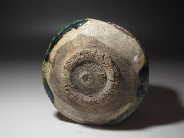 ☆　古織部茶碗　千代の栄　表千家　十三代　即中斎の花押がございます☆y361