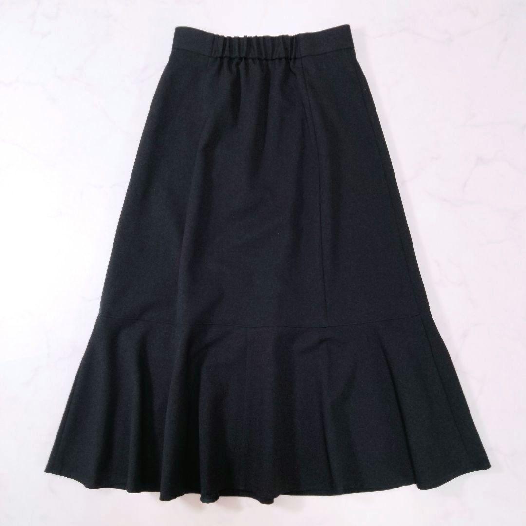 美品BLUE LABEL CRESTBRIDGEウールライクポリエステルスカート