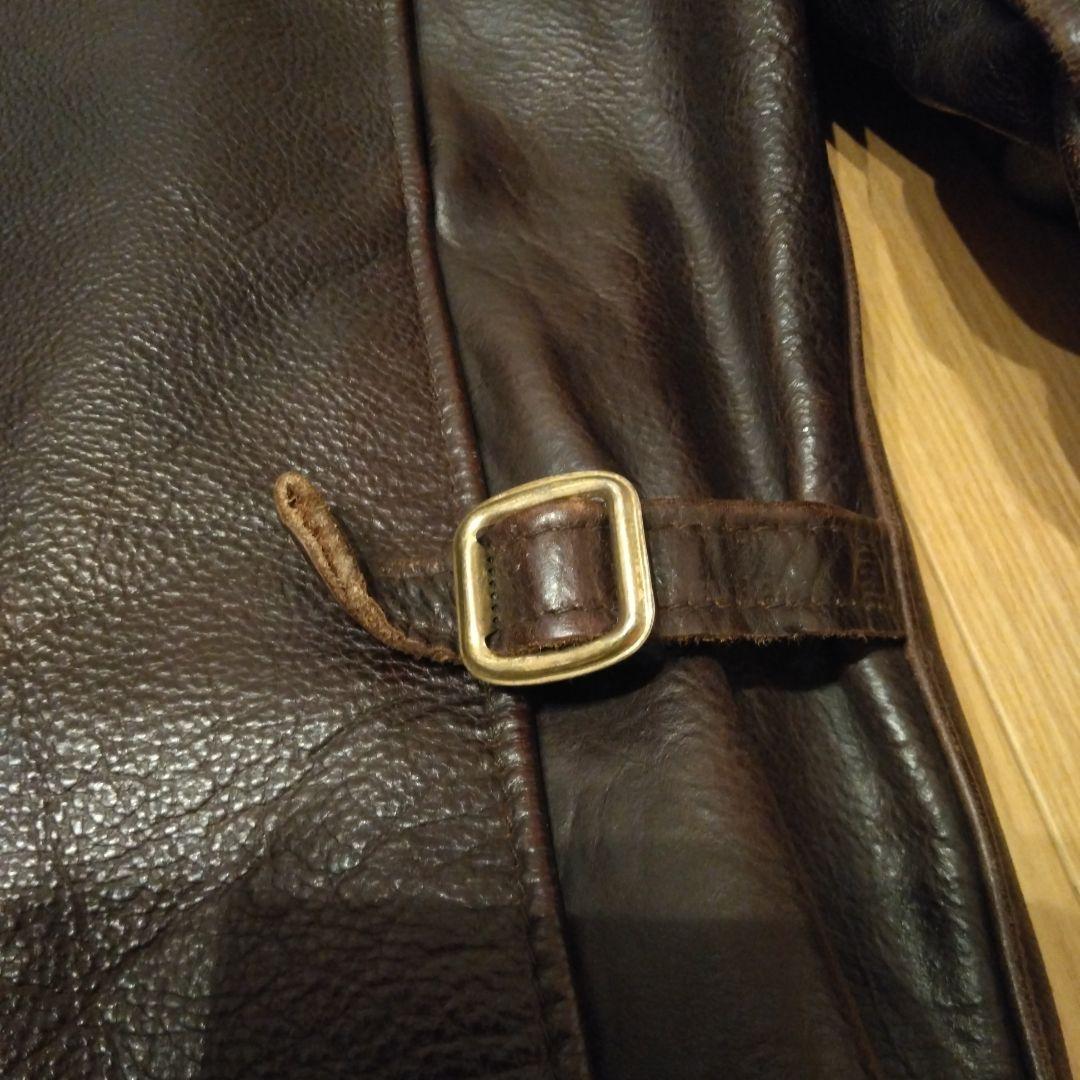 SCHOTT 659　シングルライダース　トラッカーズ　サイズ36　赤茶色系