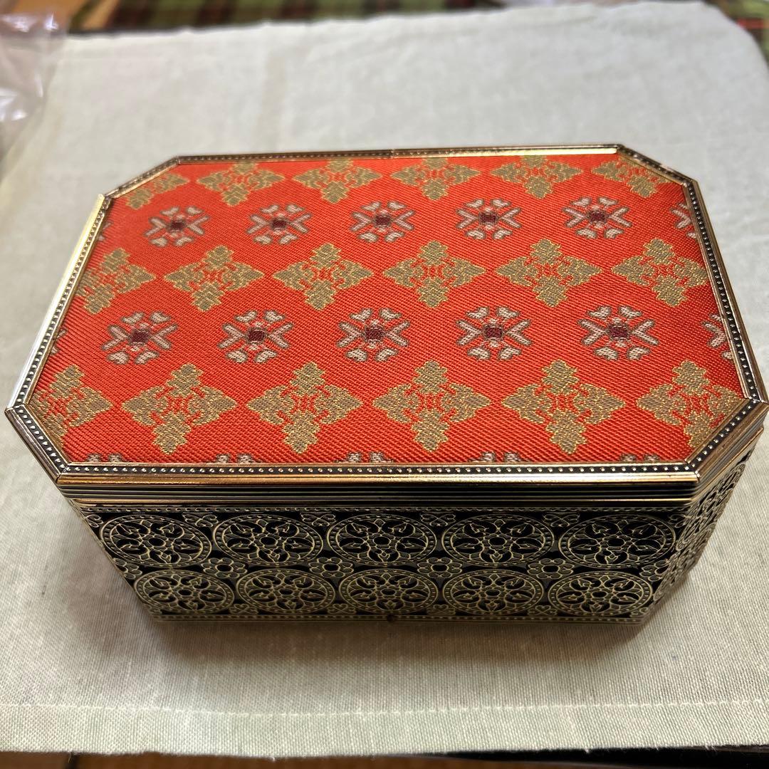 レトロ　八角形の宝石箱