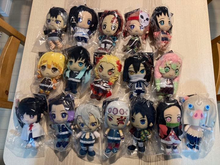 鬼滅の刃 chibiぬいぐるみ 18種 新品セット‼︎国内正規品‼︎送料込み‼︎