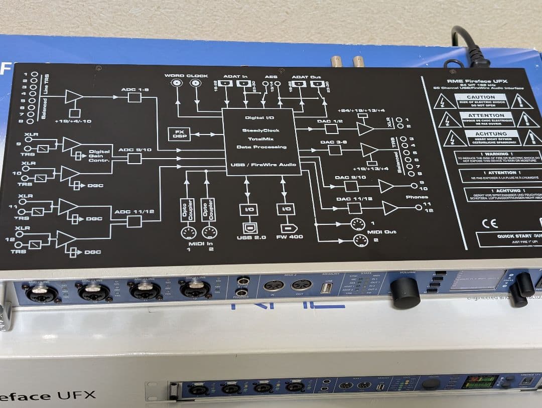 【状態良好】RME Fireface UFX オーディオインターフェイス