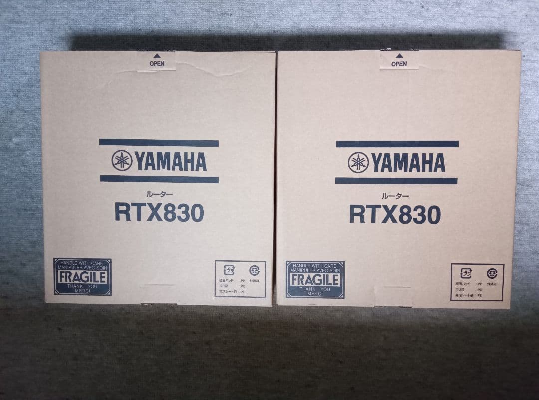 YAMAHA RTX830 ルーター　2台セット
