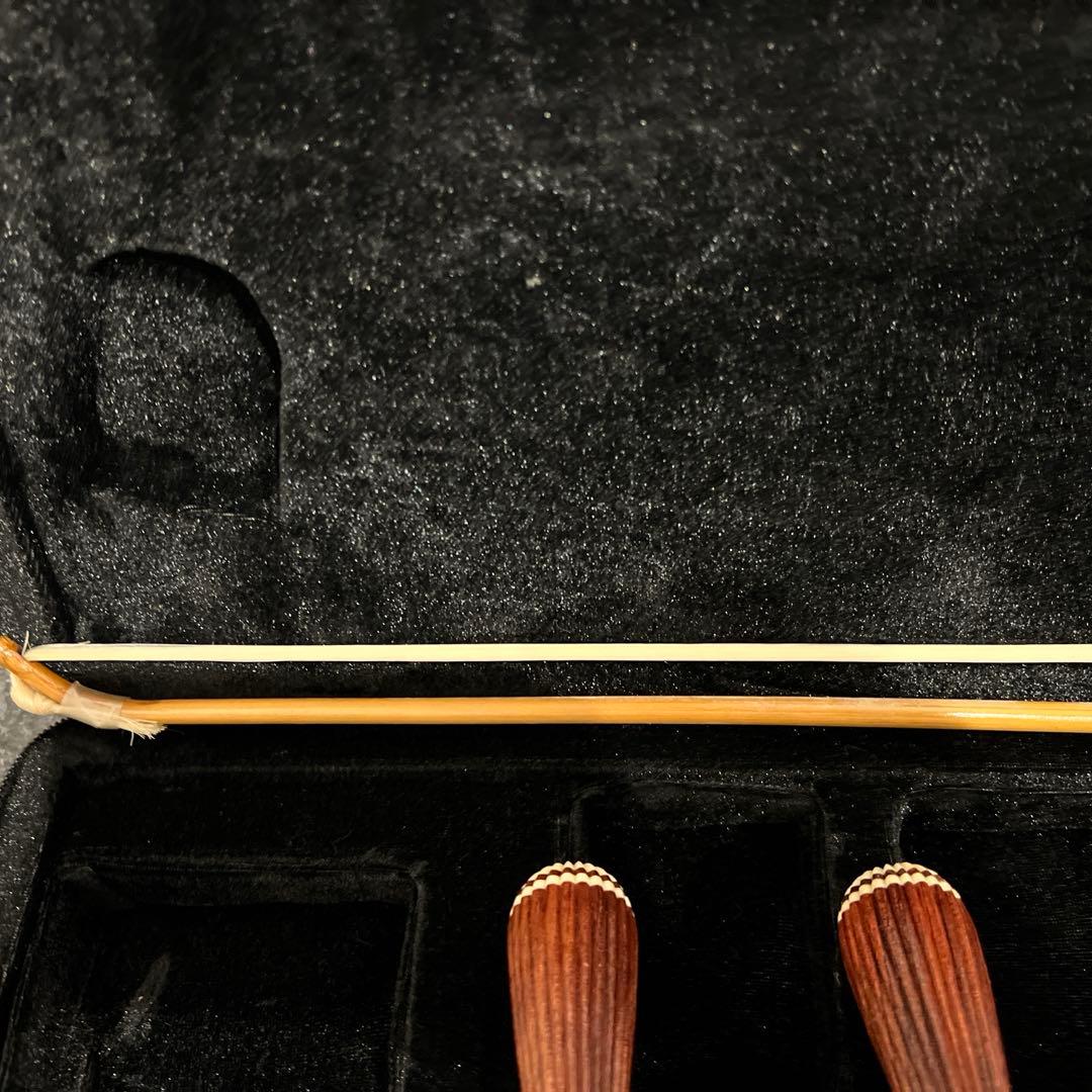 【良品 】二胡 天然 蛇皮 民族楽器 敦煌牌 上海 弓 ケース 弦楽器