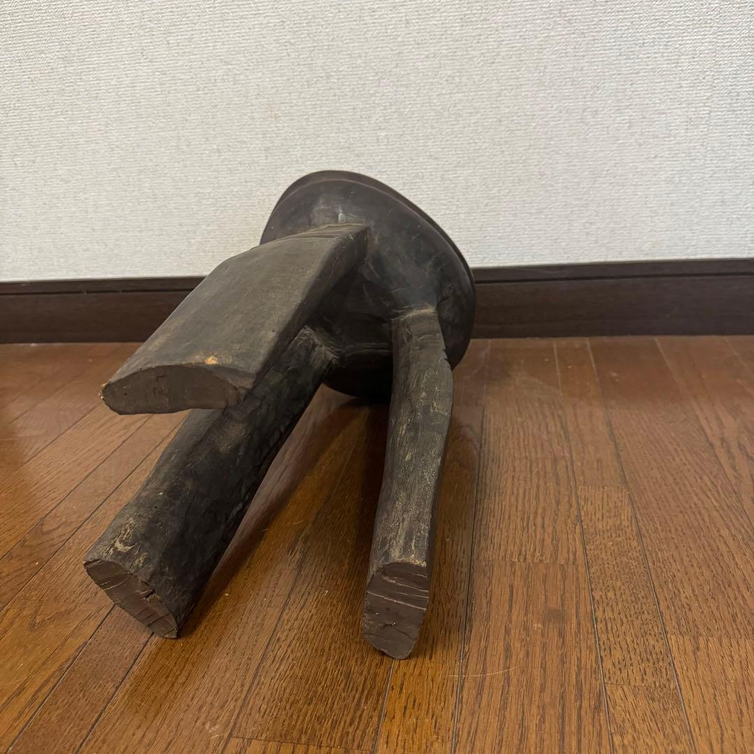 アフリカ ブルキナファソ ヌヌマ族 スツール 民藝 椅子 古道具 ビンテージ