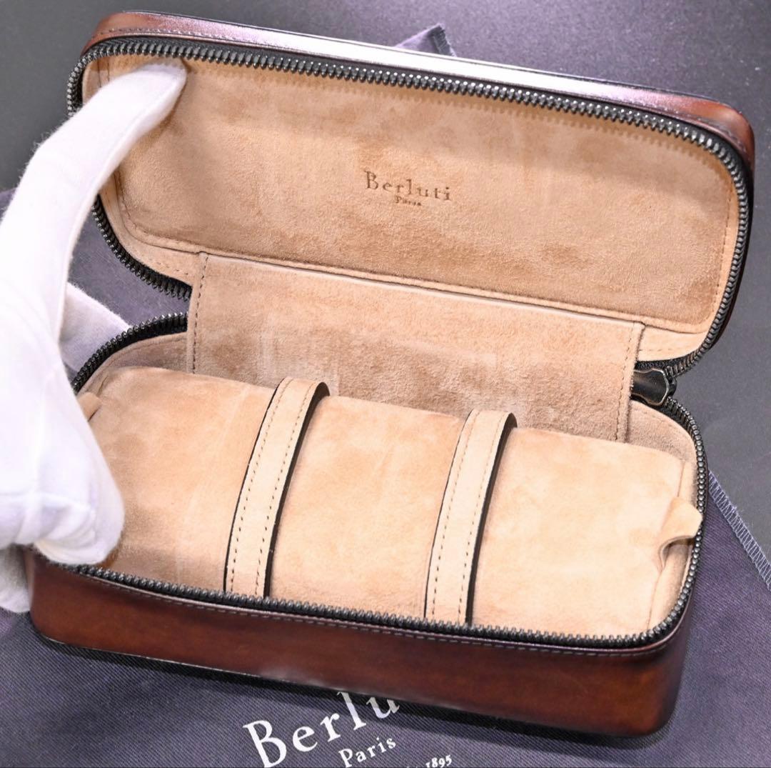 新品 ベルルッティ ザー ウォッチケース 収納用 保存袋付 5/26までセール