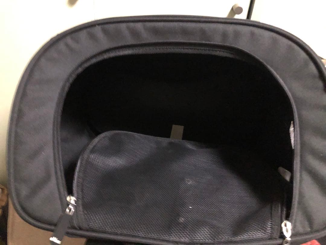 eMus ブラック 犬猫用キャリーバッグ　Lサイズ　断捨離セール中