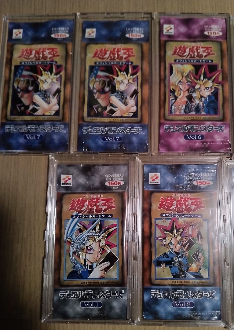 s*w様 遊戯王　未開封パック　セット　初期　vol1〜vol7