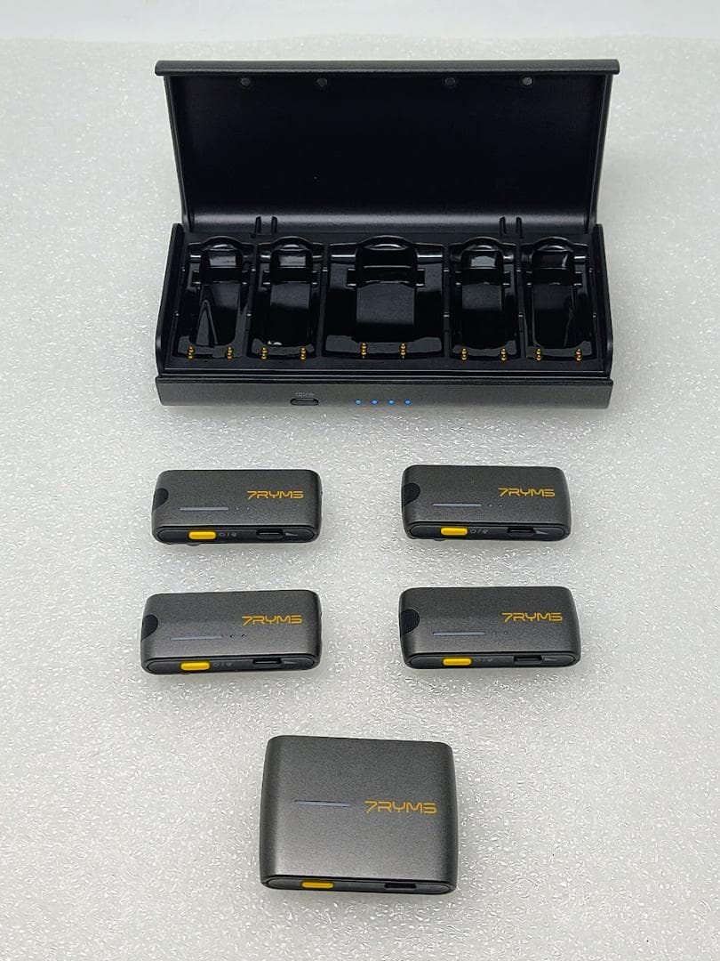 【美品】7RYMS iRay DW40 ワイヤレスピンマイク 4ch同時録音対応