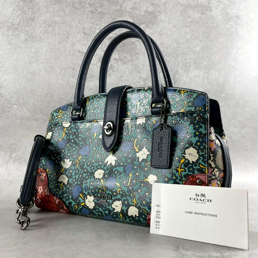 ✨稀少✨極美品✨コーチ　マーサー　サッチェル　24 フローラル　2way
