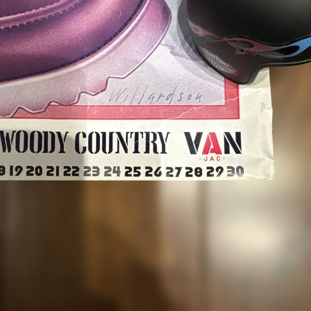 WOODY COUNTRY VAN ポスター 大判1975年式