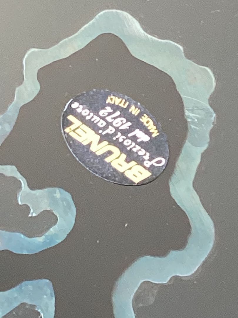 BRUNEL社イタリア製銀製立体女神レリーフ　額入り豪華ケース　カットガラス版