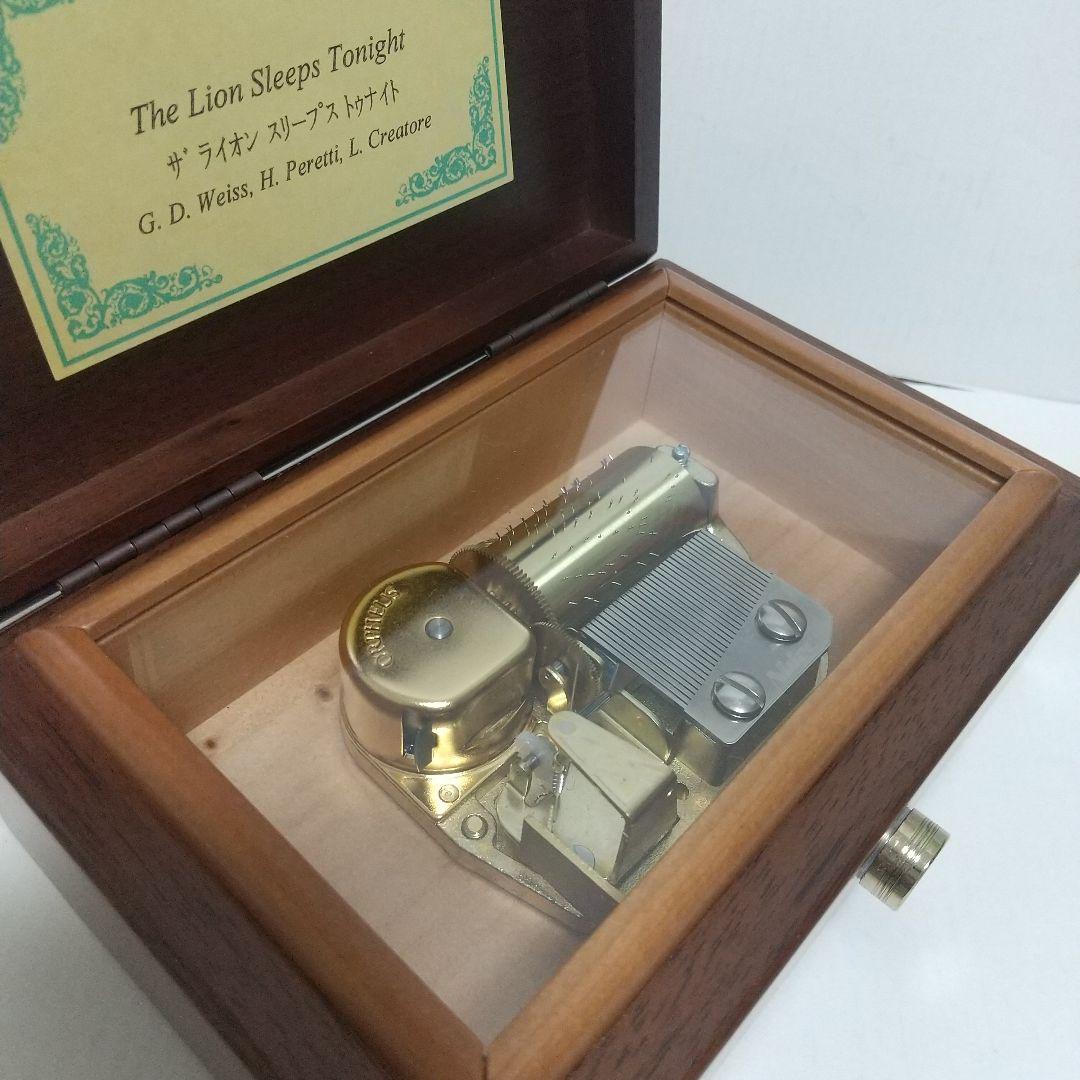 美品〈ライオンキングのあの曲〉30弁オルフェウス/高級オルゴール/楽しいリズム♪