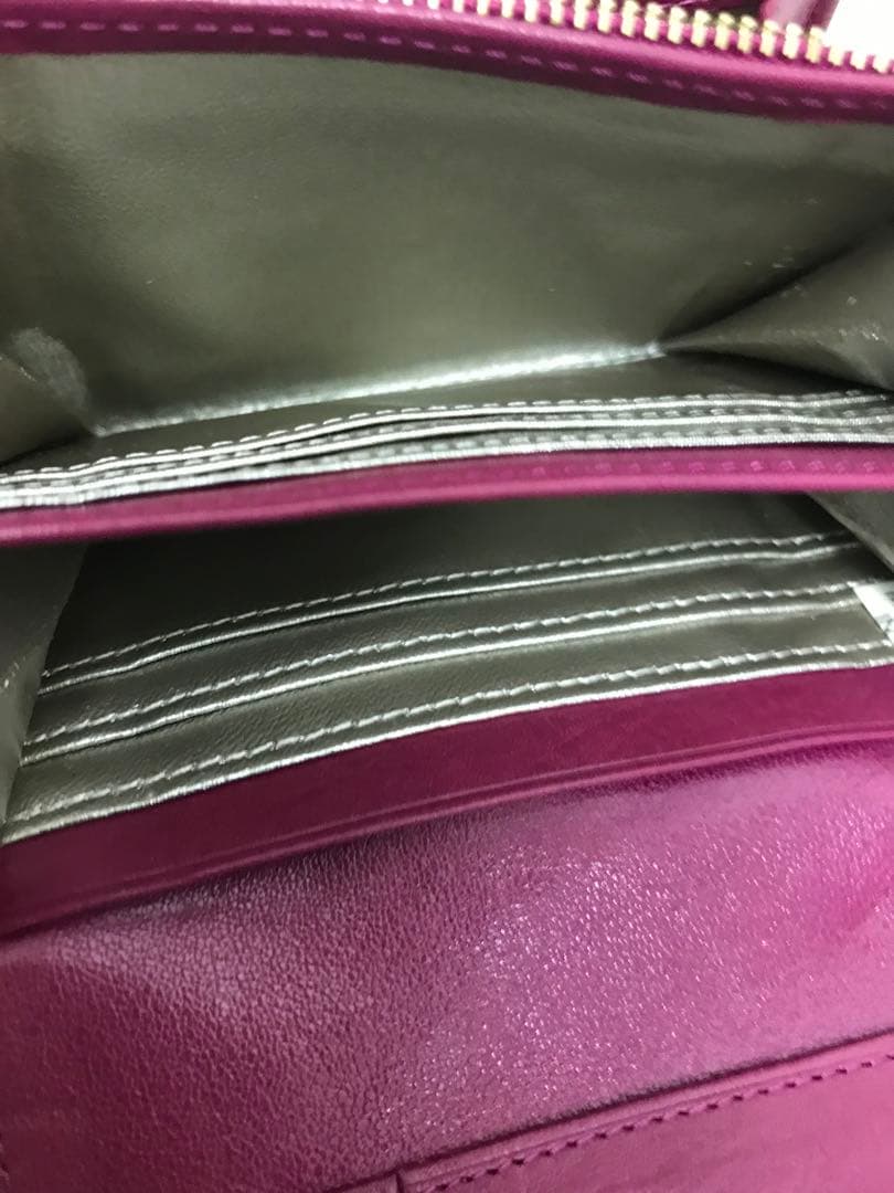 未使用ダコタDakota二つ折り財布レディースリードクラシックチェリーピンクレア