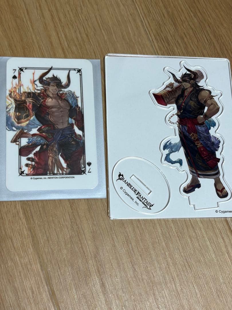 値下げ交渉可グラブル ラインハルザ グラサイキッチントランプ＆浴衣アクスタセット